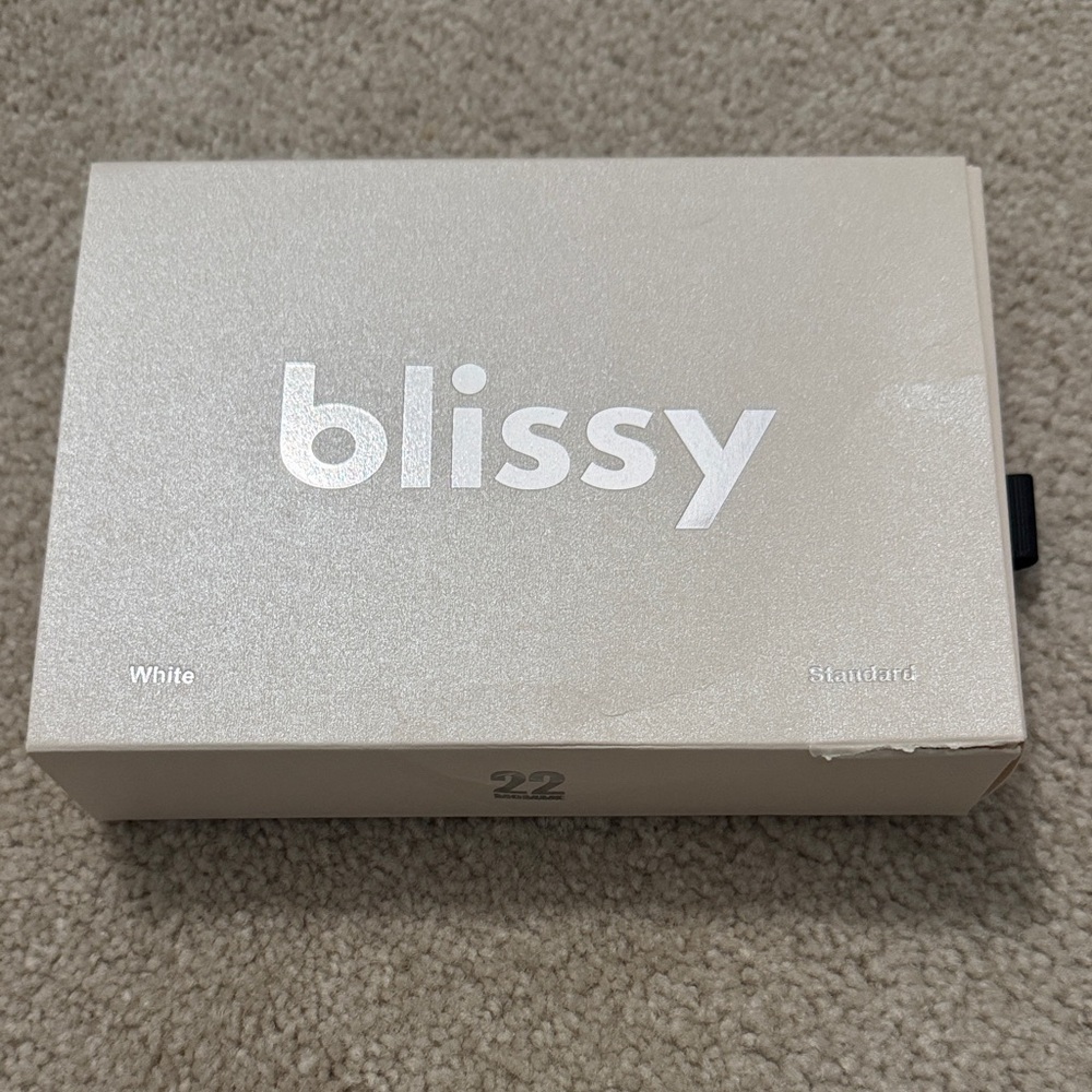 Blissy White Silk Pillowcase